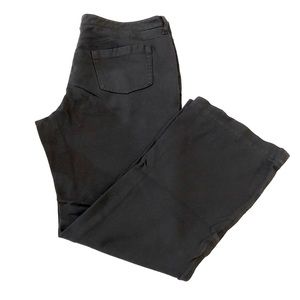 NYDJ Black Wide Leg Jeans Size 16